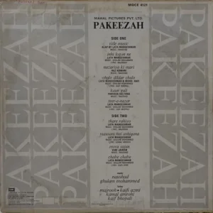 Pakeezah - MOCE 4121 - (Condition 85-90%) - Bollywood LP Vinyl Record