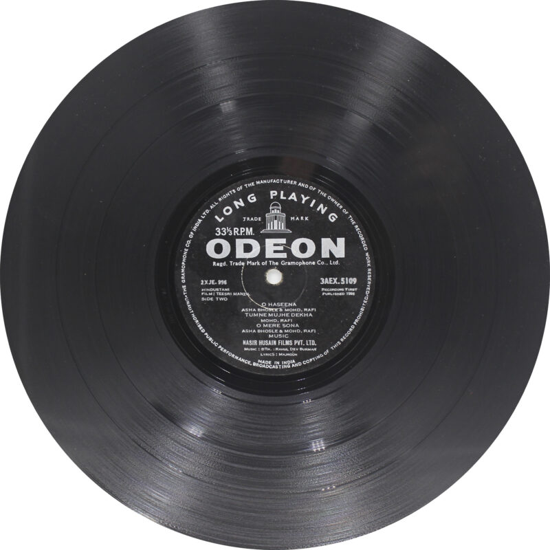 Teesri Manzil - 3AEX 5109 - (Condition - 90-95%) - Bollywood Rare LP Vnyl Record Teesri Manzil - 3AEX 5109 - (Condition - 90-95%) - Bollywood Rare LP Vnyl Record