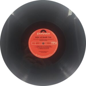 The Poetry of Gulzar - Woh Jo Shair Tha - 2392 914 - (85-90%) - Ghazals LP Vinyl Record
