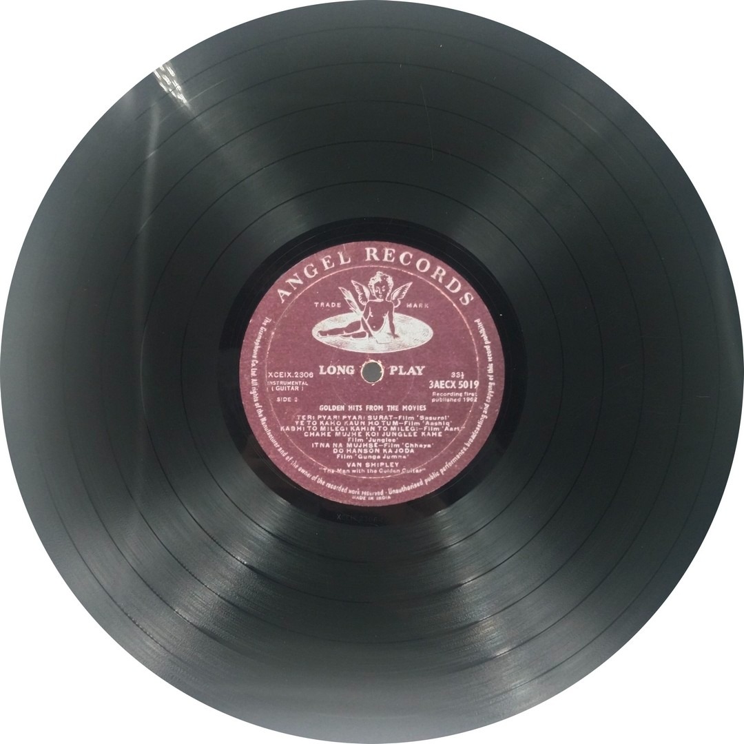 Van Shipley – Golden Hits From The Movies - 3AECX 5019 - (Condition - 75-80%) - Angel First Pressing - Instrumental LP Vinyl Record ECSD 2435