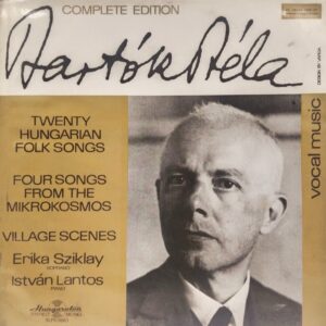 Twenty Hungarian Folk Songs - SLPX 11610 - (90-95%) - CBF - English LP Vinyl Record