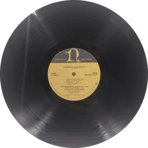 Tomaso Albinoni - H-71005 - Western Classical LP Vinyl Record