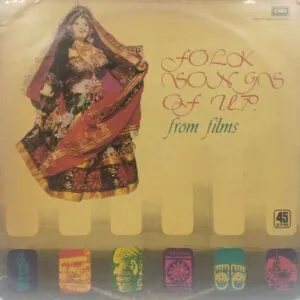 Folk Songs of U.P. - 45NLP 1161 - (Condition - 90-95%) - Film Hits LP Vinyl Record