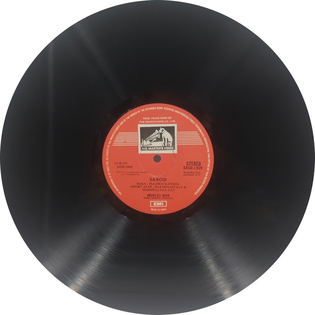 Amjad Ali Khan - EASD 1359 - (Condition - 90-95%) - Indian Classical Instrumental LP Vinyl Record Amjad Ali Khan - EASD 1359 - (Condition - 90-95%) - Indian Classical Instrumental LP Vinyl Record