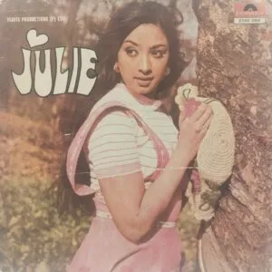 Julie - 2392 063 - (Condition – 80-85%) - Cover Book Fold - Bollywood LP Vinyl Record