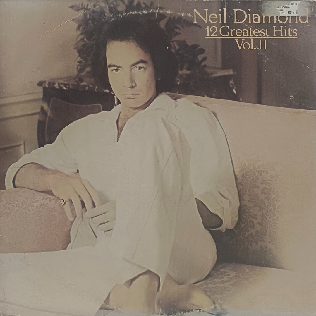 Neil Diamond - 12 Greatest Hits, Vol. II- TC 38068 - (Condition 85-90%) - English Song Viny LP Record Neil Diamond - 12 Greatest Hits, Vol. II- TC 38068 - (Condition 85-90%) - English Song Viny LP Record
