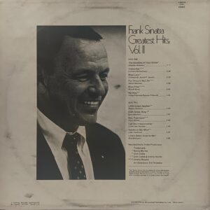 Frank Sinatra – Greatest Hits - Vol. II - K 44018 - (90-95%) - English LP Vinyl Record