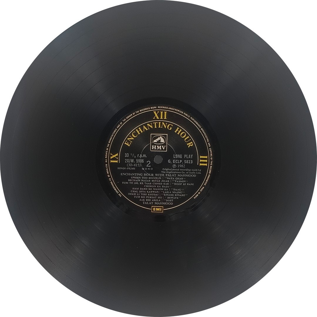 Talat Mahmood - Enchanting Hour With - G/ECLP 5823 - Film Hits LP Vinyl Record Talat Mahmood - Enchanting Hour With - G/ECLP 5823 - Film Hits LP Vinyl Record