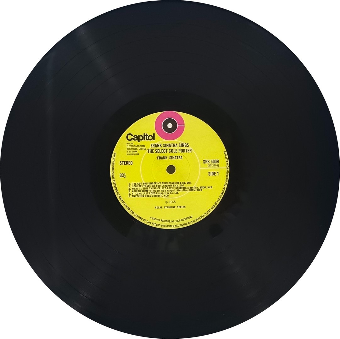 Frank Sinatra – Sings The Select Cole Porter - SRS 5009 - (85-90%) - English LP Vinyl Record Frank Sinatra – Sings The Select Cole Porter - SRS 5009 - (85-90%) - English LP Vinyl Record