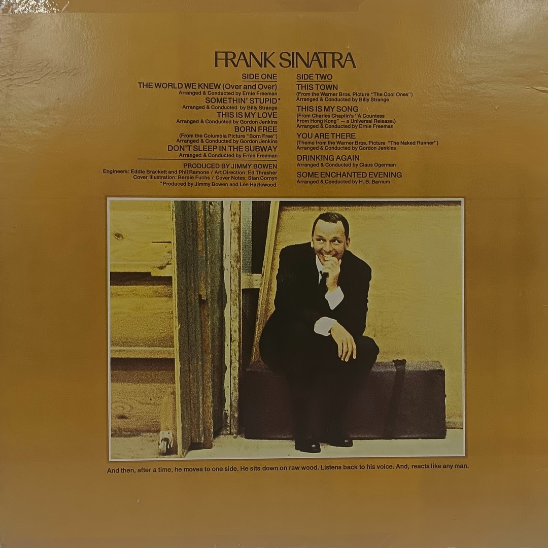 Frank Sinatra – The World We Knew - FS 1022 - (85-90%) - English Song LP Vinyl Record Frank Sinatra – The World We Knew - FS 1022 - (85-90%) - English Song LP Vinyl Record
