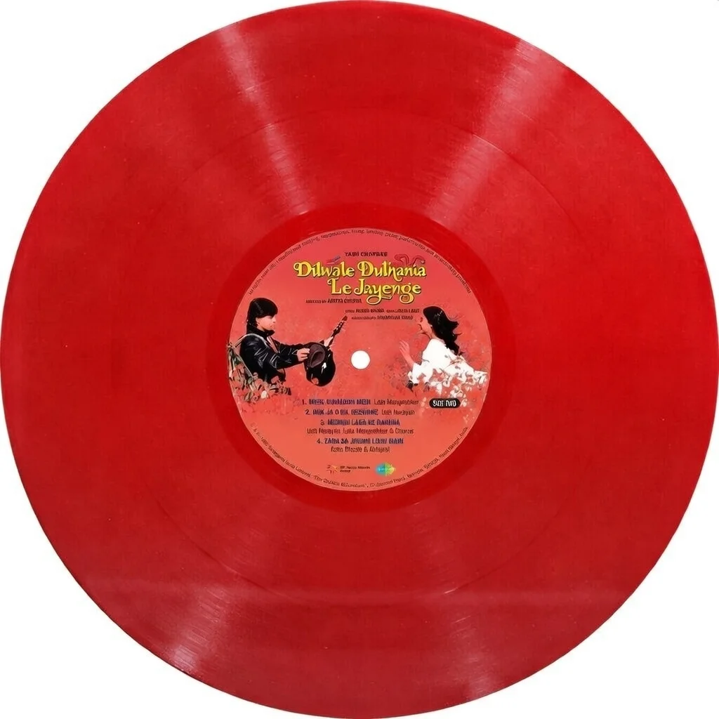 Dilwale Dulhania Le Jayenge – Red Coloured LP – Gate Fold Cover – New Released Hindi LP Vinyl Record Dilwale Dulhania Le Jayenge – Red Coloured LP – Gate Fold Cover – New Released Hindi LP Vinyl Record