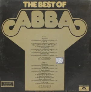 Abba - The Best Of - 2459 318 - (Condition 80-85%) - English LP Vinyl Record