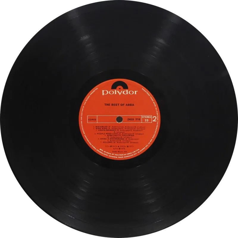 Abba - The Best Of - 2459 318 - (Condition 80-85%) - English LP Vinyl Record Abba - The Best Of - 2459 318 - (Condition 80-85%) - English LP Vinyl Record