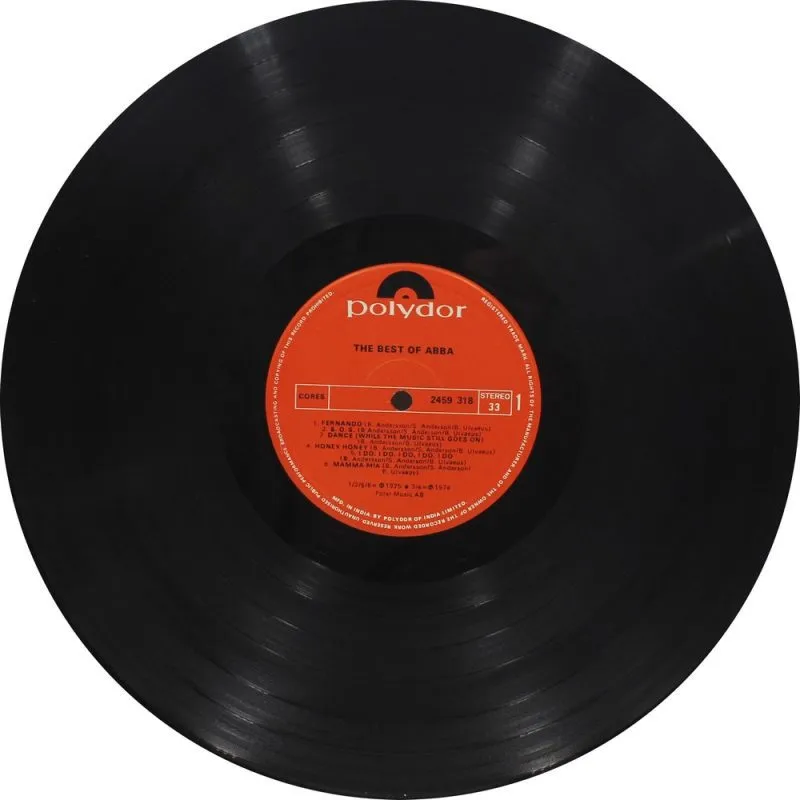 Abba - The Best Of - 2459 318 - (Condition 80-85%) - English LP Vinyl Record Abba - The Best Of - 2459 318 - (Condition 80-85%) - English LP Vinyl Record