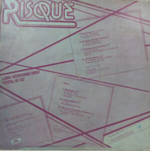 Risqué - 823 082-1 - English LP Vinyl Record