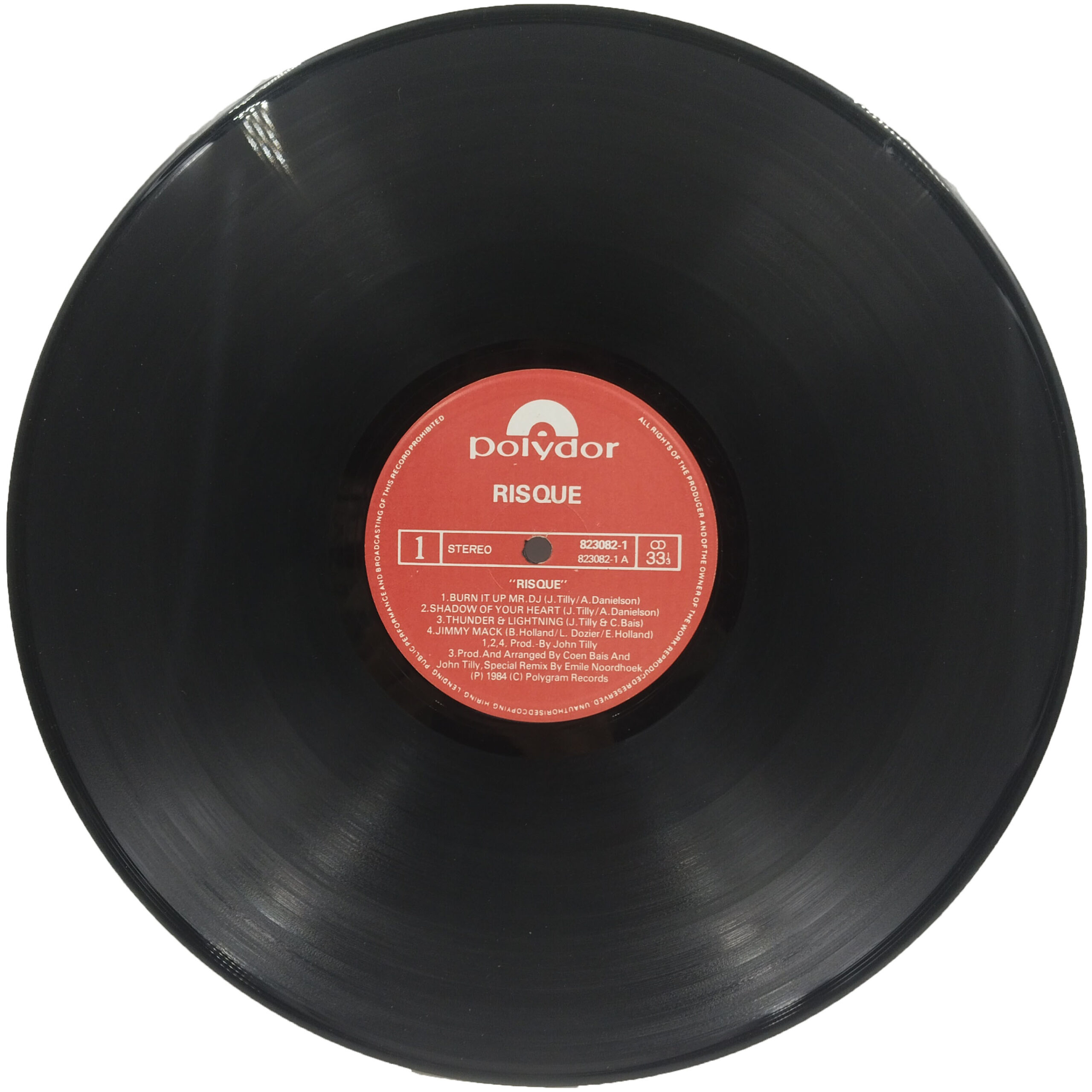 Risqué - 823 082-1 - English LP Vinyl Record Risqué - 823 082-1 - English LP Vinyl Record