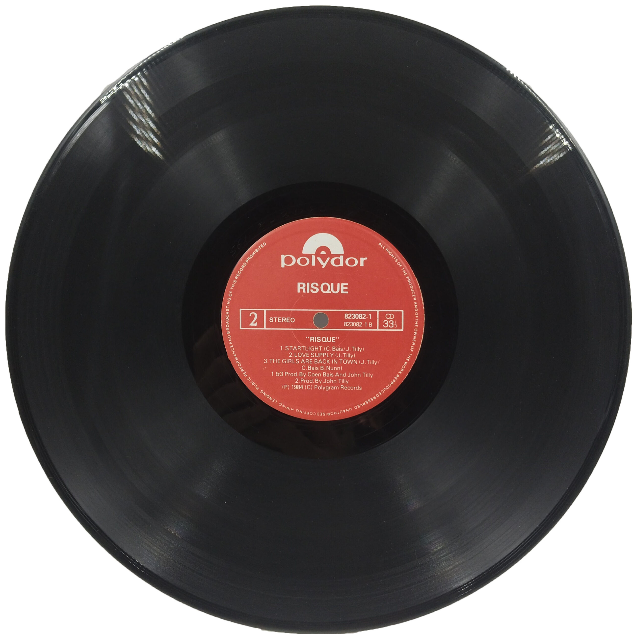Risqué - 823 082-1 - English LP Vinyl Record Risqué - 823 082-1 - English LP Vinyl Record