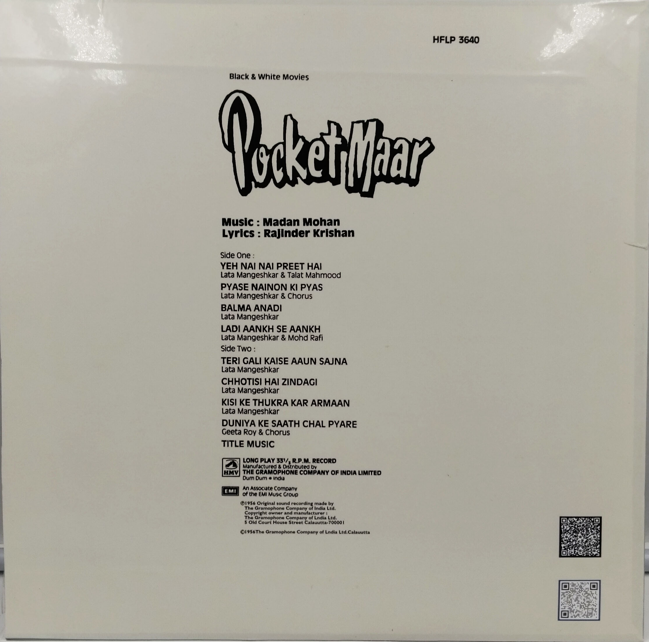 Pocket Maar - HFLP 3640 - (90-95%) - CR – Bollywood LP Vinyl Record Pocket Maar - HFLP 3640 - (90-95%) - CR – Bollywood LP Vinyl Record