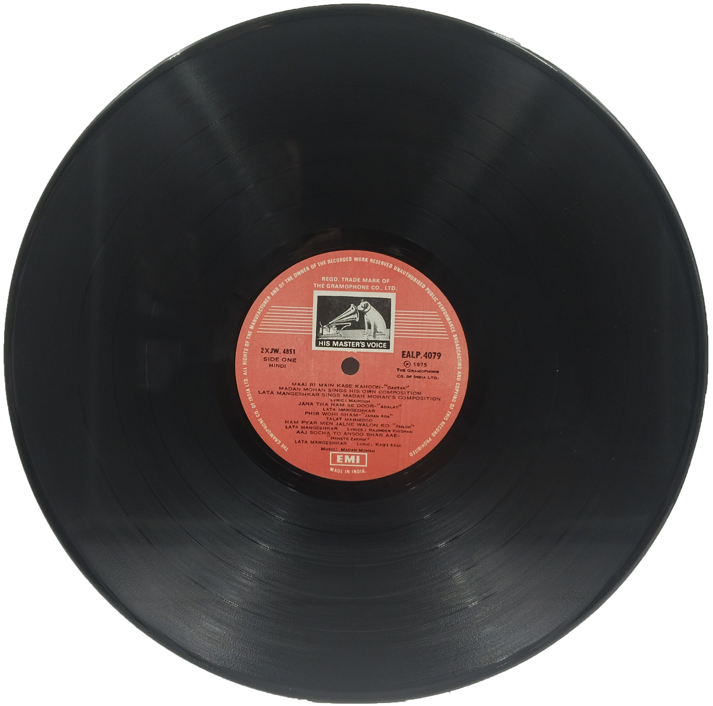 Madan Mohan - A Tribute - EALP 4079 - Film Hits LP Vinyl Record Madan Mohan - A Tribute - EALP 4079 - Film Hits LP Vinyl Record