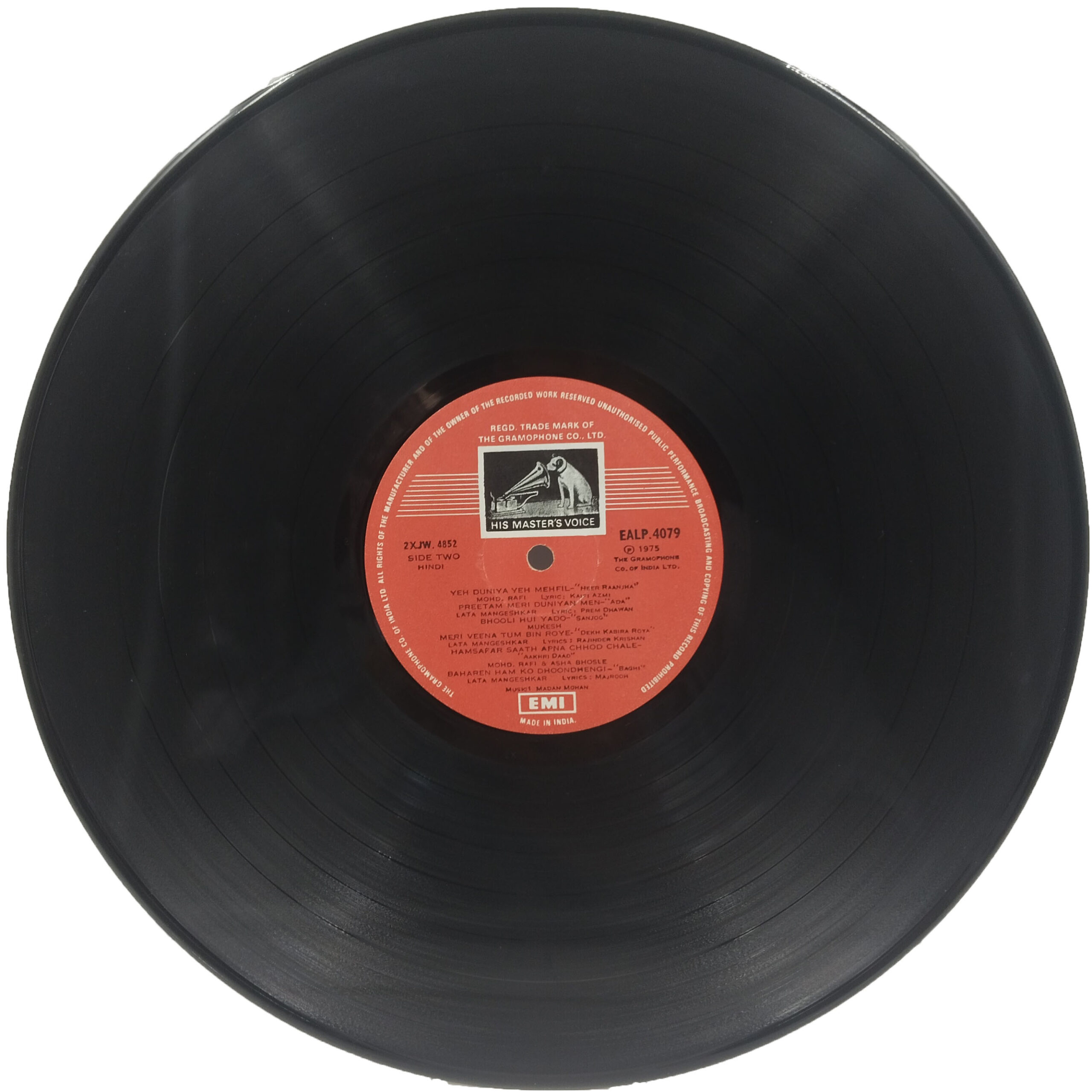 Madan Mohan - A Tribute - EALP 4079 - Film Hits LP Vinyl Record Madan Mohan - A Tribute - EALP 4079 - Film Hits LP Vinyl Record
