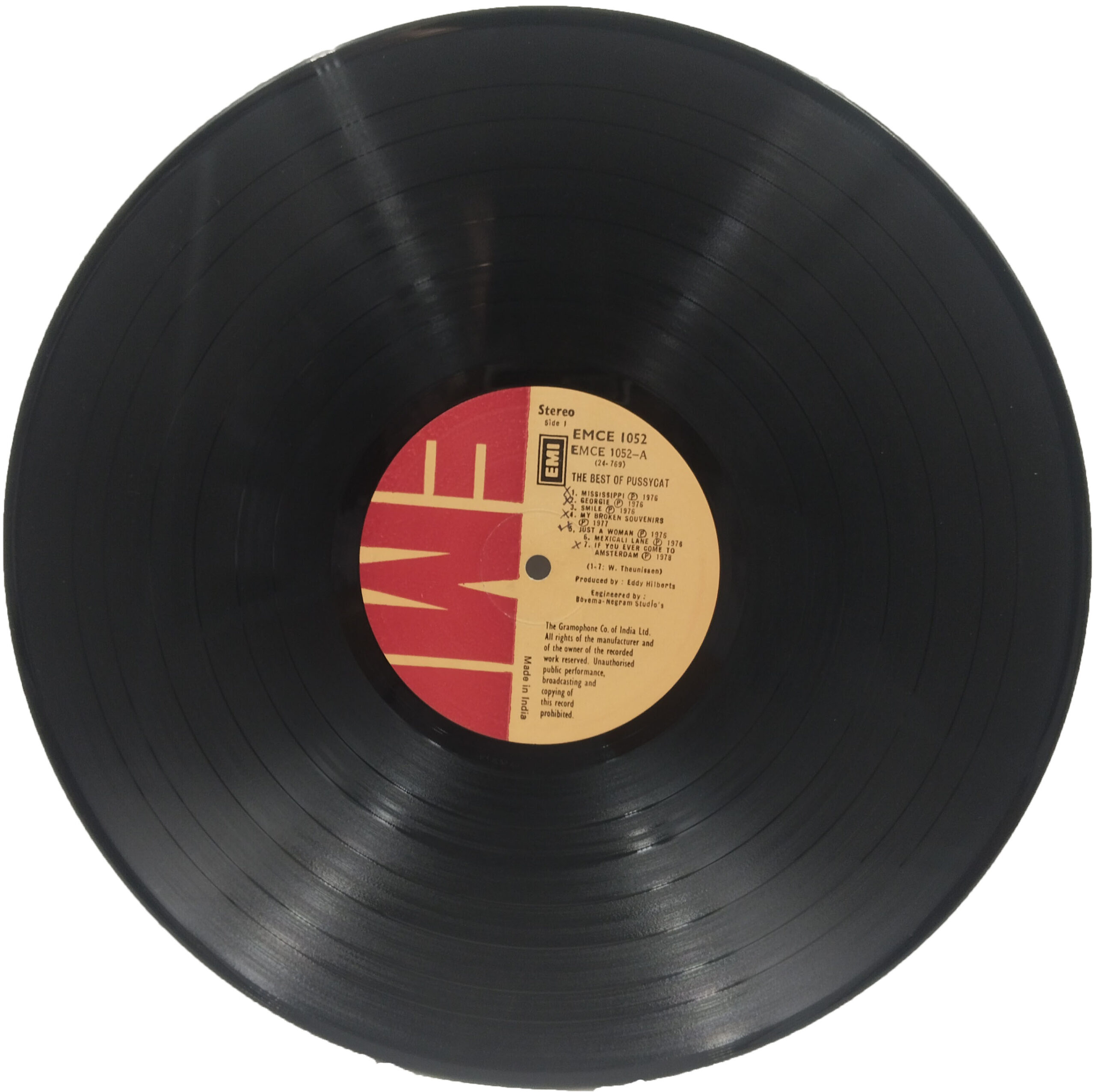 The Best of Pussycat - EMCE 1052 - English Songs LP Vinyl Record The Best of Pussycat - EMCE 1052 - English Songs LP Vinyl Record
