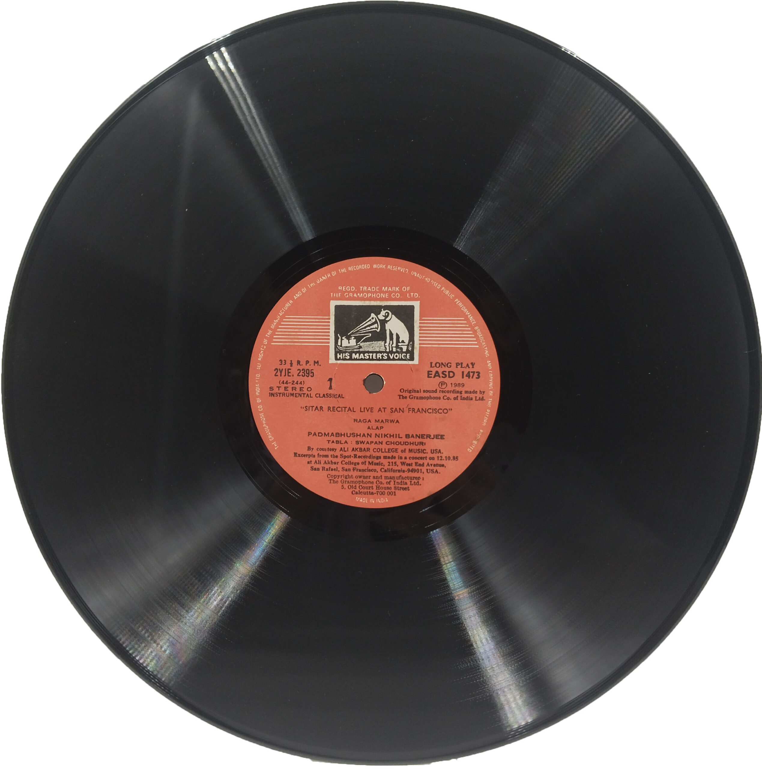 Nikhil Banerjee – Sitar Recital Live at San Francisco - EASD 1473/74 - 2LP - Indian Classical Instrumental LP Vinyl Record Nikhil Banerjee – Sitar Recital Live at San Francisco - EASD 1473/74 - 2LP - Indian Classical Instrumental LP Vinyl Record
