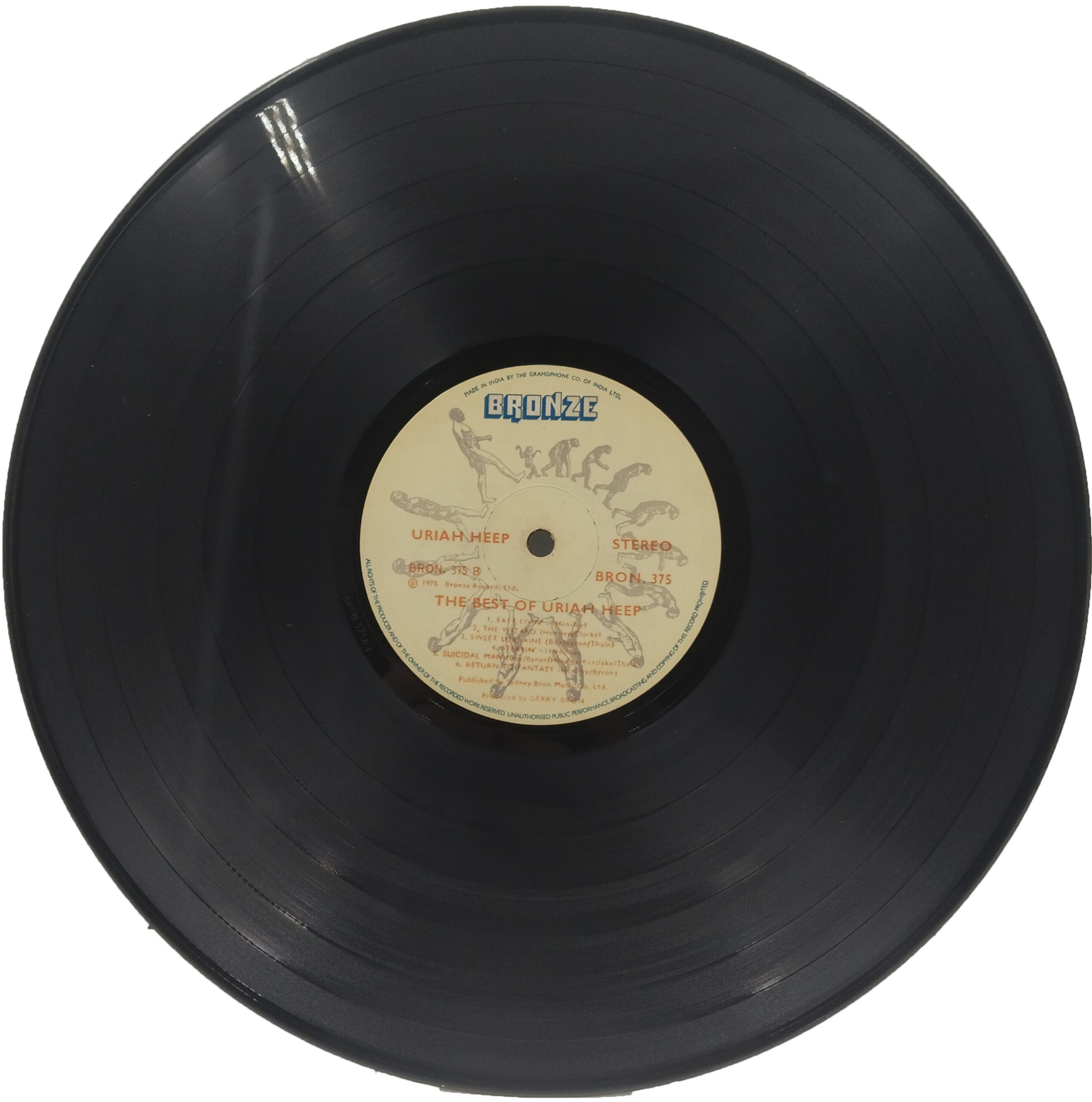 The Best of Uriah Heep - BRON 375 - (85-90%) - English LP Vinyl Record The Best of Uriah Heep - BRON 375 - (85-90%) - English LP Vinyl Record