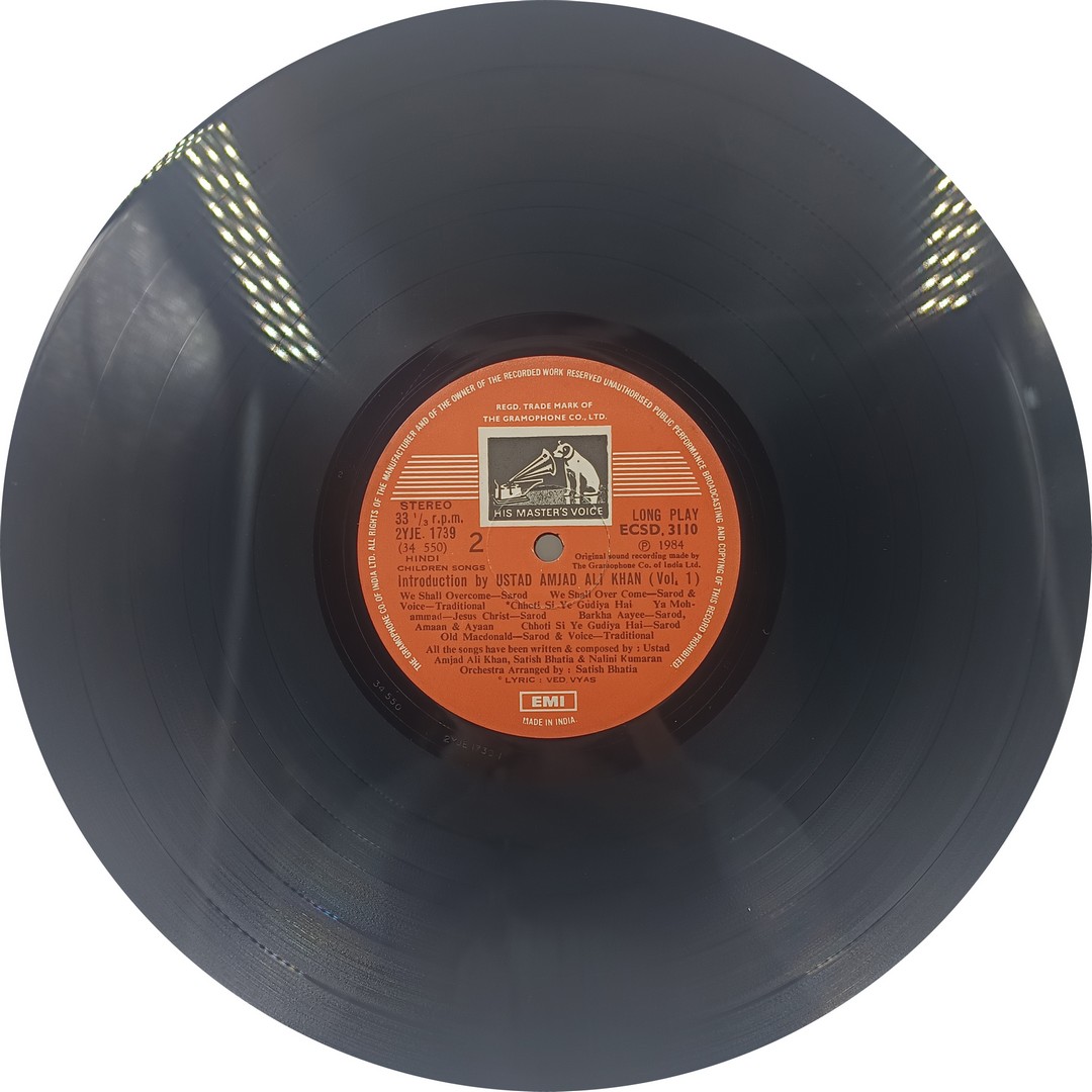 Amjad’s Sarod Sings With The Children - ECSD 3110/3111 – 2LP Set - Private Songs LP Vinyl Record Amjad’s Sarod Sings With The Children - ECSD 3110/3111 – 2LP Set - Private Songs LP Vinyl Record