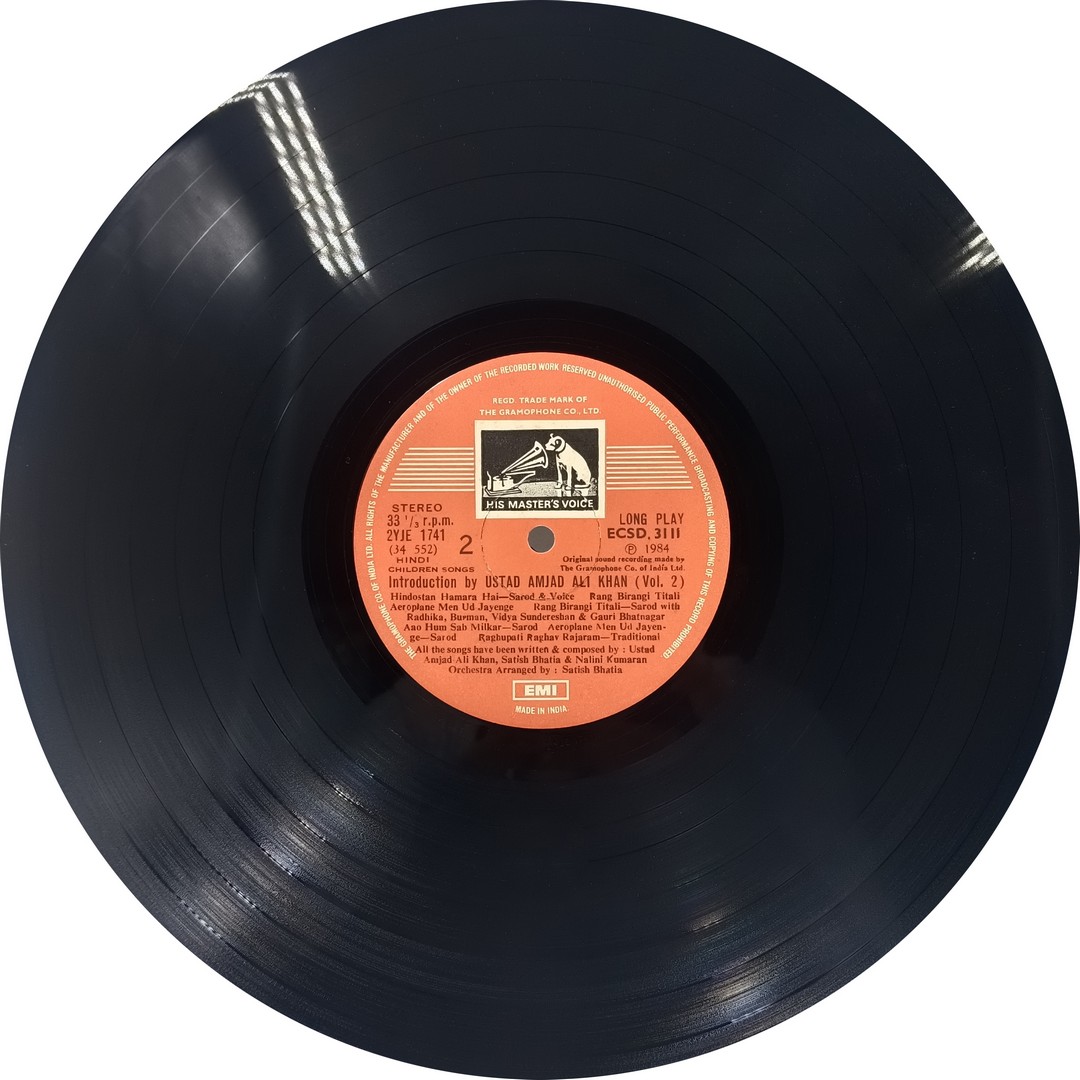 Amjad’s Sarod Sings With The Children - ECSD 3110/3111 – 2LP Set - Private Songs LP Vinyl Record Amjad’s Sarod Sings With The Children - ECSD 3110/3111 – 2LP Set - Private Songs LP Vinyl Record