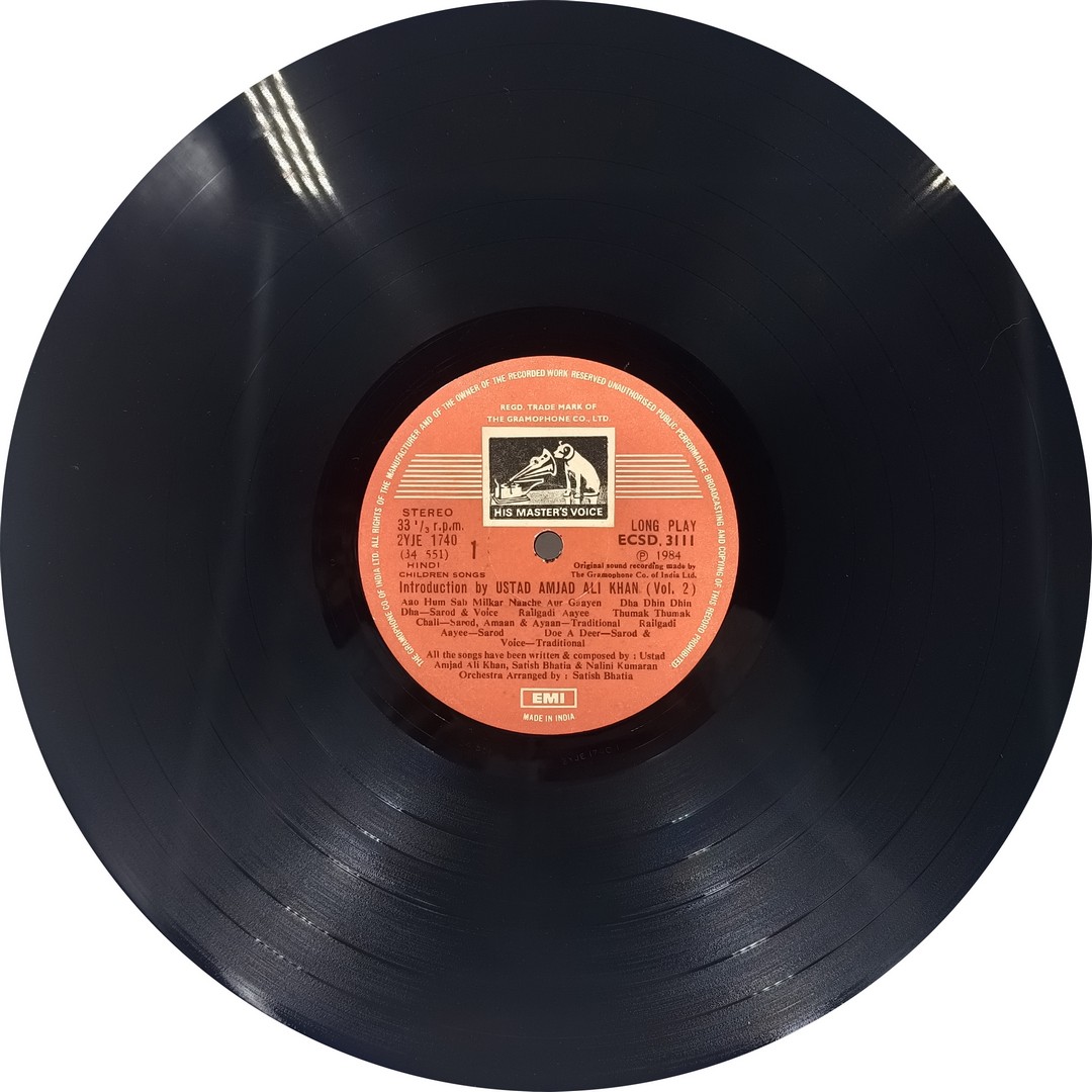 Amjad’s Sarod Sings With The Children - ECSD 3110/3111 – 2LP Set - Private Songs LP Vinyl Record Amjad’s Sarod Sings With The Children - ECSD 3110/3111 – 2LP Set - Private Songs LP Vinyl Record