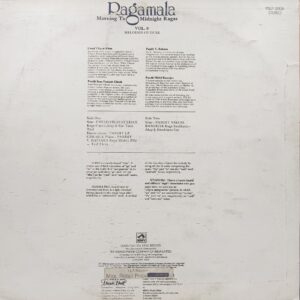 Ragamala - Morning to Midnight Ragas - PSLP 3006 - (90-95%) - Indian Classical Instrumental LP Vinyl Record