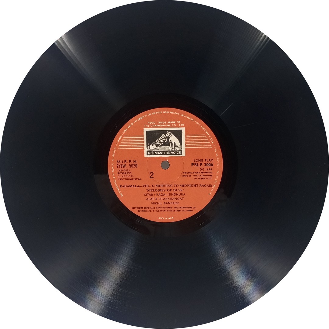 Ragamala - Morning to Midnight Ragas - PSLP 3006 - (90-95%) - Indian Classical Instrumental LP Vinyl Record Ragamala - Morning to Midnight Ragas - PSLP 3006 - (90-95%) - Indian Classical Instrumental LP Vinyl Record
