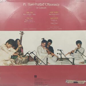 Hariprasad Chaurasia – In Concert - PSLP 1479/80 - (90-95%) - 2LP - Indian Classical Instrumental LP Vinyl Record