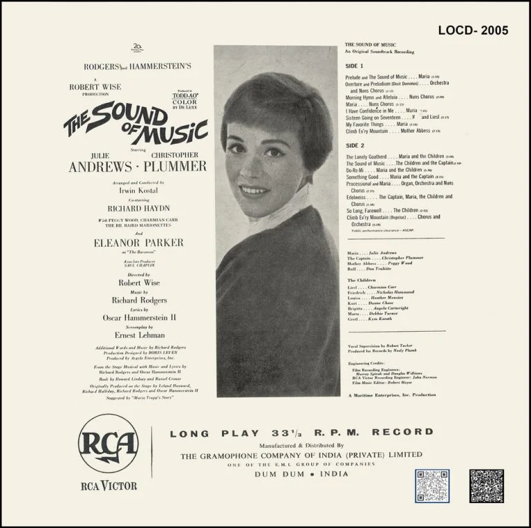The Sound Of Music - LOCD 2005 - (Condition 90-95%) - Cover Reprinted - English LP Vinyl Record The Sound Of Music - LOCD 2005 - (Condition 90-95%) - Cover Reprinted - English LP Vinyl Record
