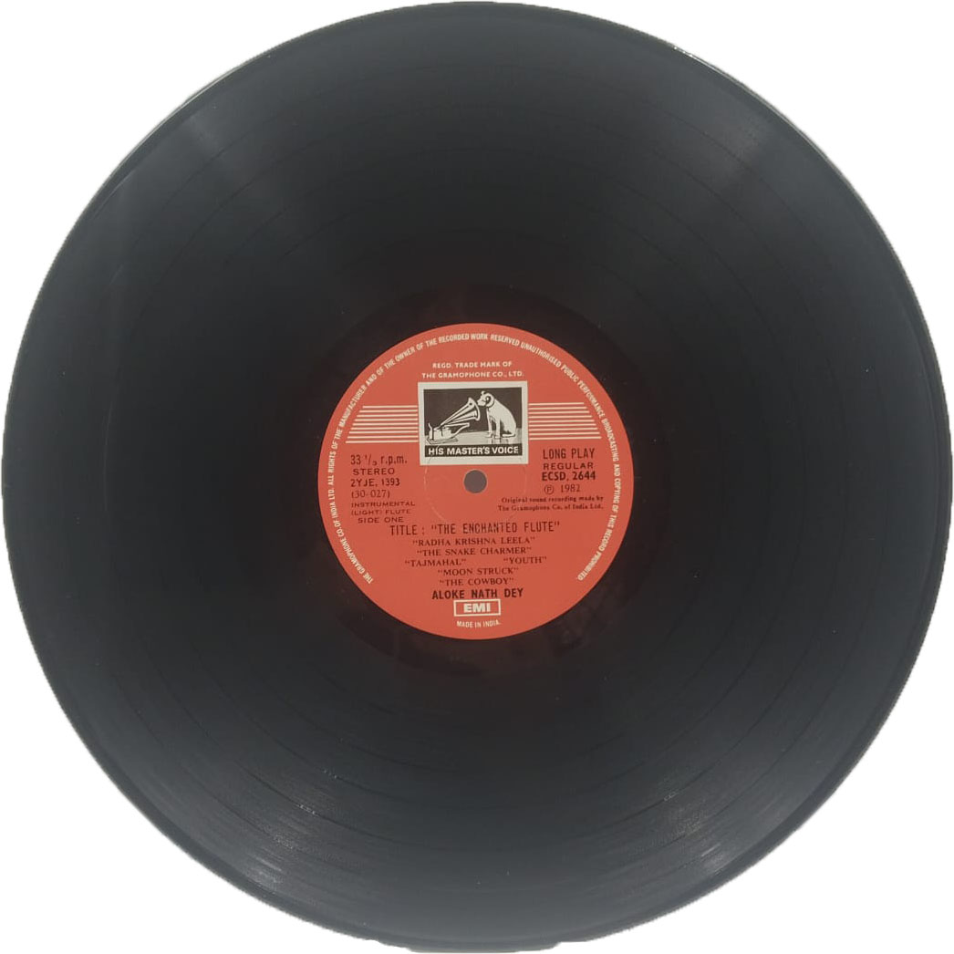 Alokenath Dey – The Enchanted Flute - ECSD 2644 - Indian Classical Instrumental LP Vinyl Record Alokenath Dey – The Enchanted Flute - ECSD 2644 - Indian Classical Instrumental LP Vinyl Record
