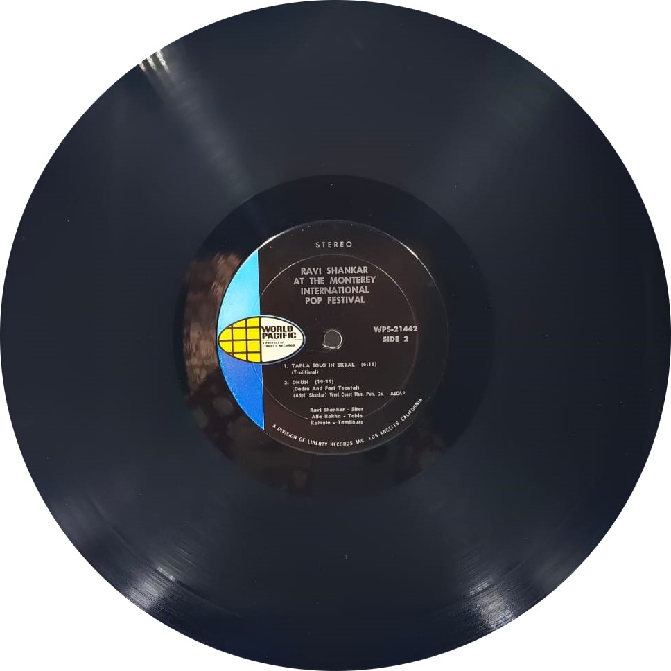 Ravi Shankar - Ravi Shankar At The Monterey International Pop Festival - WPS 21442 - Cover Bookfold - (90-95%) - LP Vinyl Record Ravi Shankar - Ravi Shankar At The Monterey International Pop Festival - WPS 21442 - Cover Bookfold - (90-95%) - LP Vinyl Record