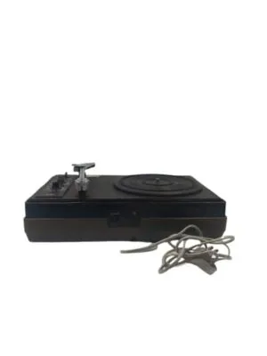 Philips 383 - Mono Record Player - 2 Speed - Rubber Pulley Drive With Buikt-in 1 Speaker