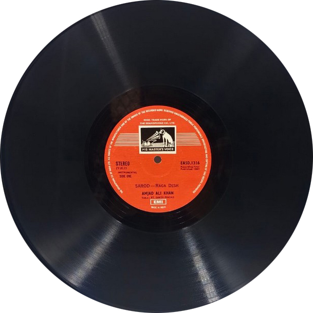 Ali Akbar Khan - EALP 1316 - Indian Classical Instrumental LP Vinyl Record Ali Akbar Khan - EALP 1316 - Indian Classical Instrumental LP Vinyl Record