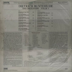 Dietrich Buxtehude – Das Orgelwerk Folge 3 - 680 01 023 - English Classical Record