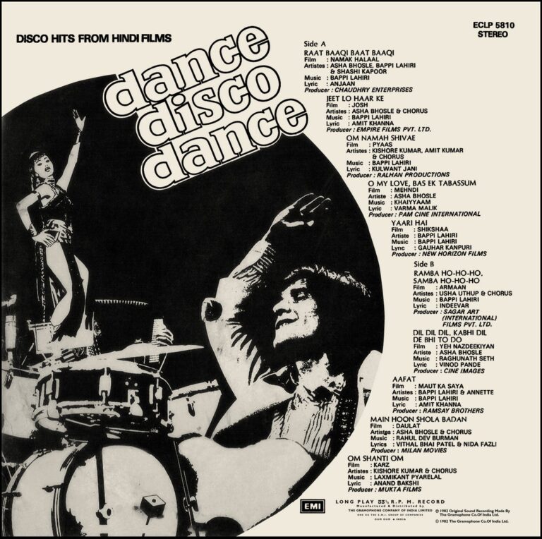 Dance Disco Dance - ECLP 5810 – (80-85%) - Cover Reprinted- LP Record Dance Disco Dance - ECLP 5810 – (80-85%) - Cover Reprinted- LP Record