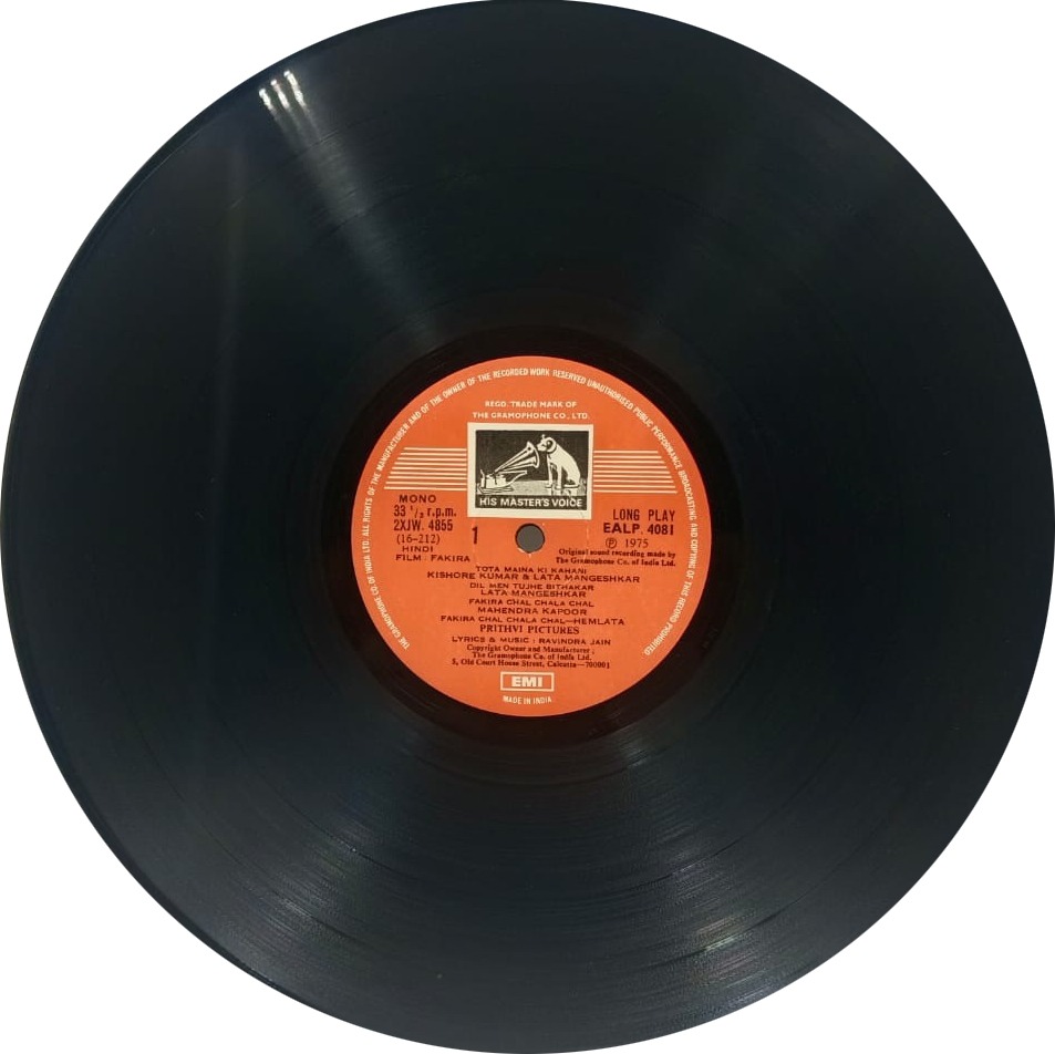Fakira - PEALP 4081 - (90-95%) - CR - Bollywood LP Vinyl Record Fakira - PEALP 4081 - (90-95%) - CR - Bollywood LP Vinyl Record
