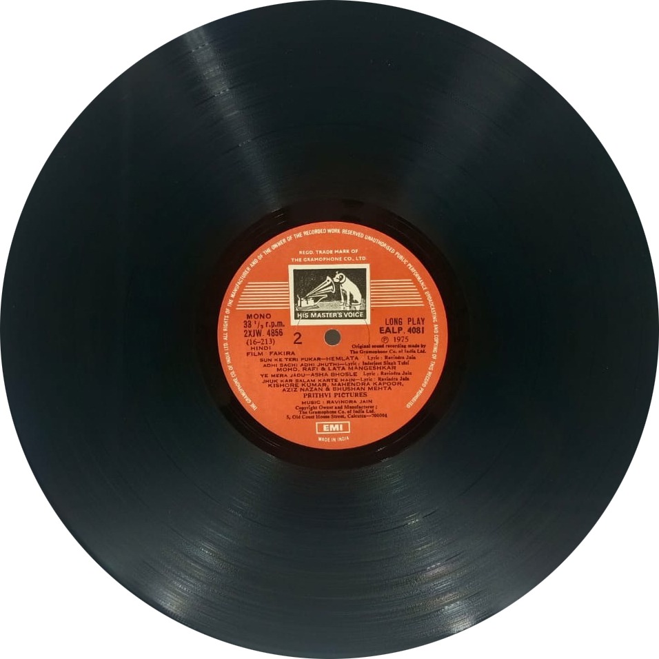 Fakira - PEALP 4081 - (90-95%) - CR - Bollywood LP Vinyl Record Fakira - PEALP 4081 - (90-95%) - CR - Bollywood LP Vinyl Record