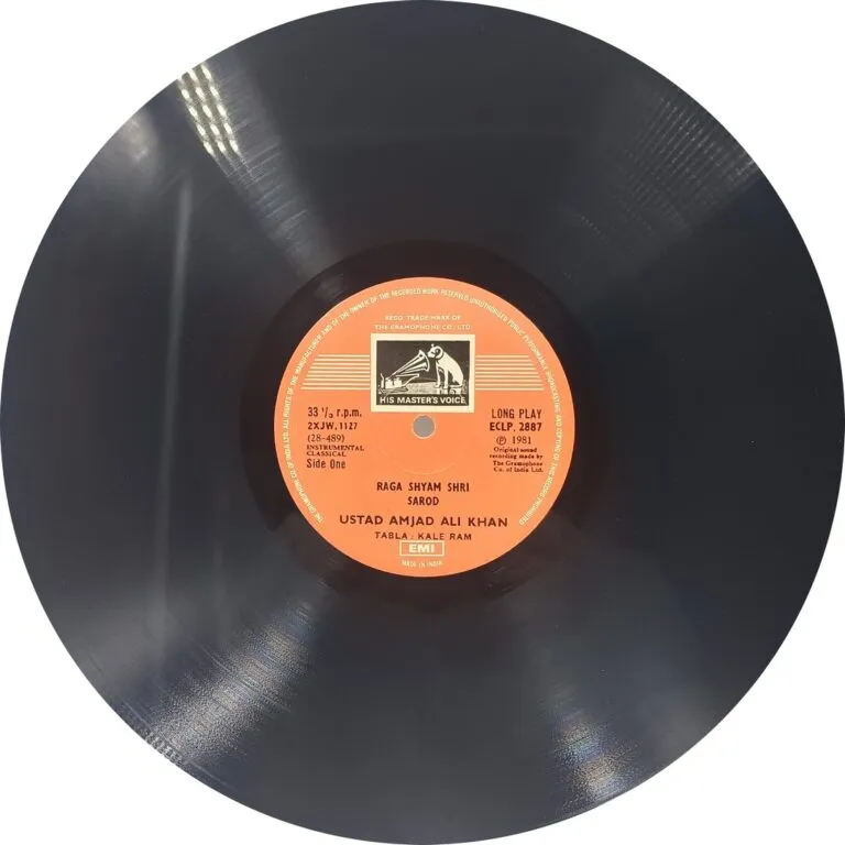 Amjad Ali Khan - Live At Teen Murti House - ECLP 2887 - (90-95%) - LP Record Amjad Ali Khan - Live At Teen Murti House - ECLP 2887 - (90-95%) - LP Record