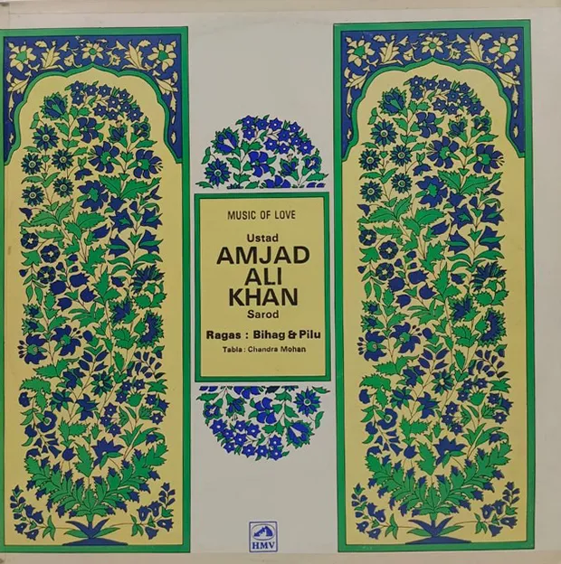 Amjad Ali Khan - Music Of Love - ECSD 2801 - (85-90%) - LP Record Amjad Ali Khan - Music Of Love - ECSD 2801 - (85-90%) - LP Record