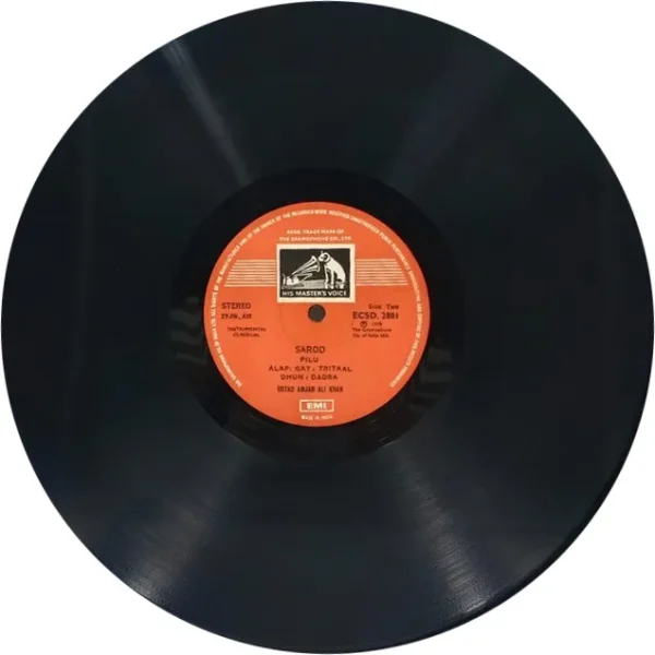 Amjad Ali Khan - Music Of Love - ECSD 2801 - (85-90%) - LP Record Amjad Ali Khan - Music Of Love - ECSD 2801 - (85-90%) - LP Record