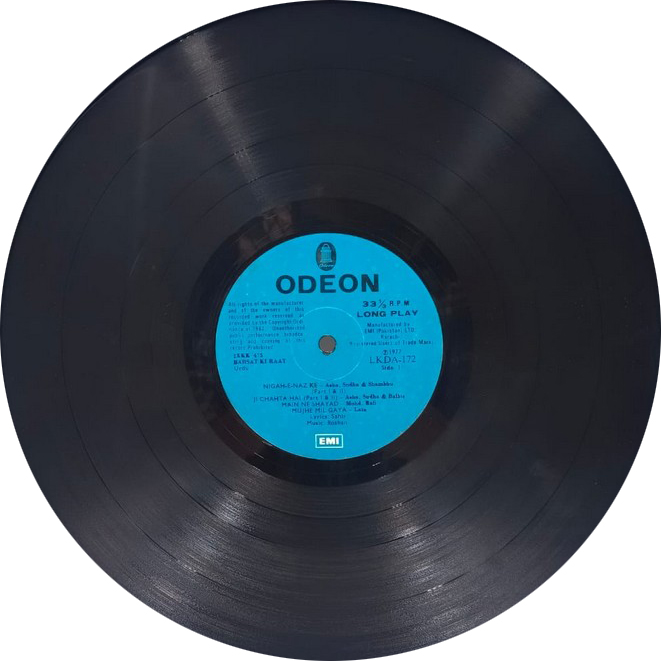 Barsat Ki Raat - LKDA 172 - ODEON - (Condition 90-95%) - Bollywood Rare LP Record Barsat Ki Raat - LKDA 172 - ODEON - (Condition 90-95%) - Bollywood Rare LP Record