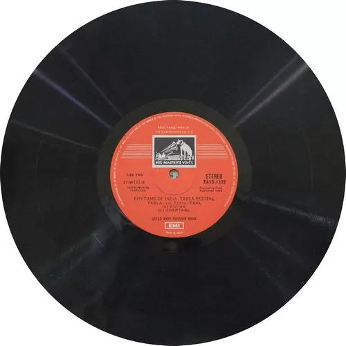 Ahmed Jan Thirakwa And Amir Hussain - Rhythms Of India - EASD 1335 - HMV - (90-95%) - CR - LP Vinyl Record Ahmed Jan Thirakwa And Amir Hussain - Rhythms Of India - EASD 1335 - HMV - (90-95%) - CR - LP Vinyl Record