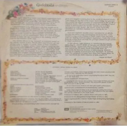Guldasta-e-Raga - Amjad Ali Khan - S/EMGE 22001/2- (85-90%) - Indian Classical Instrumental 2LP Set Guldasta-e-Raga - Amjad Ali Khan - S/EMGE 22001/2- (85-90%) - Indian Classical Instrumental 2LP Set