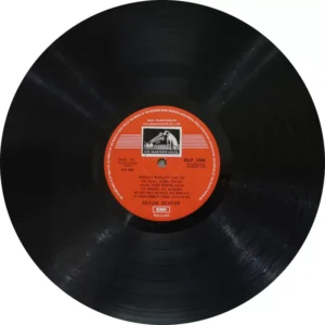 Begum Akhtar - ECLP 2444 - HMV Black Label - (Condition 90-95%) - Ghazals LP Vinyl Record
