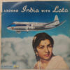 Around India With Lata - ECLP 2254 - (Condition 90-95%) - HRL - Film Hits LP Vinyl Record